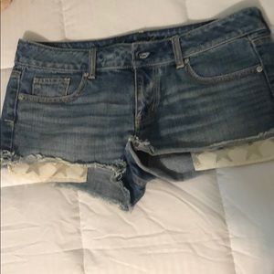 American Eagle jean shorts size 10